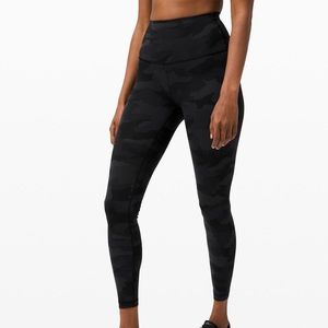 Lululemon Wunder Train Camo Leggings